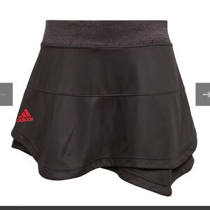 Adidas Prime Dope Dye Match Skirt Tennis Skort Size L Black Elastic Waist